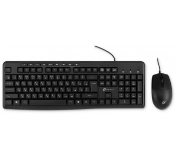 Клавиатура + мышь Оклик S650 клав:черный мышь:черный USB [07.06], шт#1955004