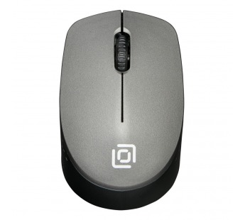Мышь Оклик 486MW черный/серый оптическая (1600dpi) беспроводная USB для ноутбука (3but) [08.06], шт#2132212