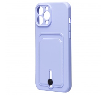 Чехол-накладка - SC304 с картхолдером для "Apple iPhone 13 Pro Max" (light violet) (218014)#2097296