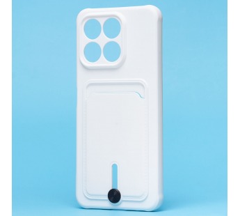 Чехол-накладка - SC304 с картхолдером для "Honor X8a" (white) (217944)#2097294