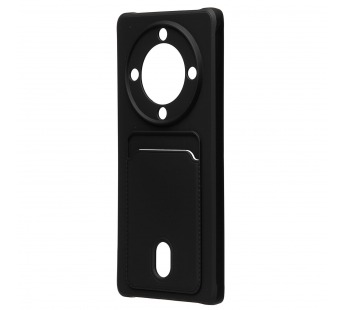 Чехол-накладка - SC304 с картхолдером для "Huawei  Honor X9a" (black) (217949)#2099714