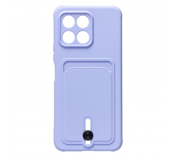 Чехол-накладка - SC304 с картхолдером для "Huawei Honor X6" (light violet) (217939)#1889036