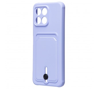 Чехол-накладка - SC304 с картхолдером для "Huawei Honor X6" (light violet) (217939)#2097287