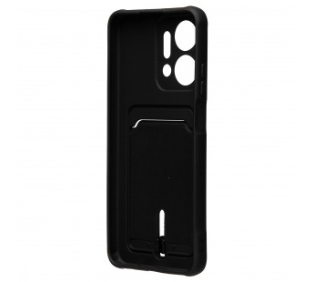 Чехол-накладка - SC304 с картхолдером для "Huawei Honor X7a" (black) (217940)#2099706