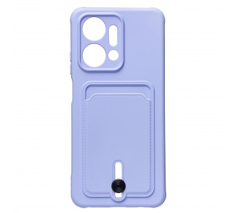 Чехол-накладка - SC304 с картхолдером для "Huawei Honor X7a" (light violet) (217942)#1889041