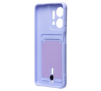 Чехол-накладка - SC304 с картхолдером для "Huawei Honor X7a" (light violet) (217942)#2097284