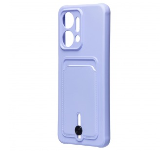 Чехол-накладка - SC304 с картхолдером для "Huawei Honor X7a" (light violet) (217942)#2097285