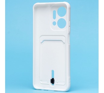 Чехол-накладка - SC304 с картхолдером для "Huawei Honor X7a" (white) (217941)#2097282