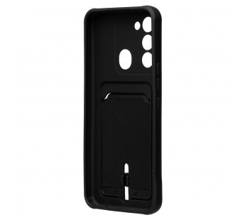 Чехол-накладка - SC304 с картхолдером для "Tecno Spark 8c/Spark Go (2022)" (black) (217982)#2099688