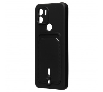 Чехол-накладка - SC304 с картхолдером для "Xiaomi Redmi A1+" (black) (217991)#2099687