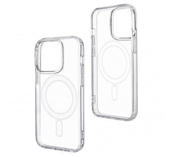 Чехол для iPhone 11 Pro Max Magsafe прозрачный, в упаковке#2029467