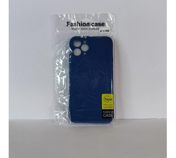 Чехол для iPhone 11 Pro Pro TPU with cloth синий#1886302