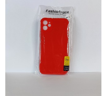 Чехол для iPhone 11 TPU with cloth красный#1886297