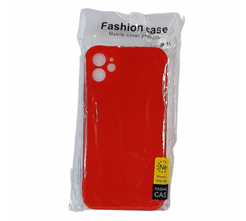 Чехол для iPhone 11 TPU with cloth красный#2035136