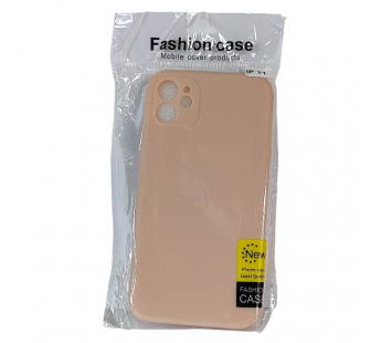 Чехол для iPhone 11 TPU with cloth розовый#2035134