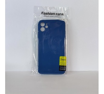 Чехол для iPhone 11 TPU with cloth синий#1886295