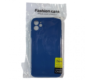 Чехол для iPhone 11 TPU with cloth синий#2035133