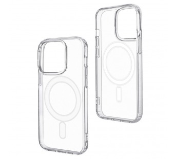 Чехол для iPhone 12 Pro Max Magsafe прозрачный, в упаковке#2029446