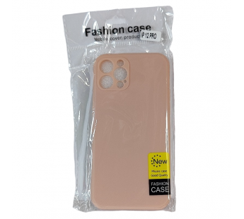 Чехол для iPhone 12 Pro TPU with cloth розовый#2035092