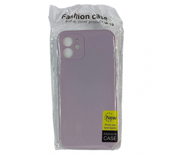 Чехол для iPhone 12 TPU with cloth фиолетовый#2035068