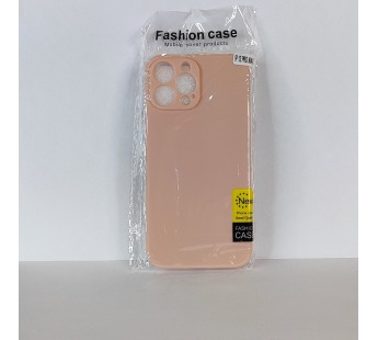 Чехол для iPhone 13 Pro Max TPU with cloth розовый#1886272