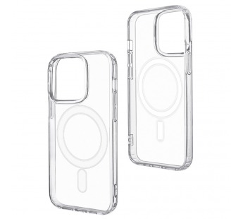 Чехол для iPhone 14 Pro Magsafe прозрачный, в упаковке#2029522