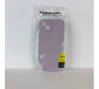 Чехол для iPhone 14 TPU with cloth фиолетовый#1886253