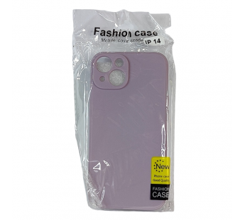 Чехол для iPhone 14 TPU with cloth фиолетовый#2035394