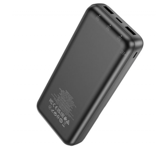 Портативный аккумулятор 20000mAh 2гн.USB 5V, 2,0A BJ33A, чёрный "BoroFone"#1894230