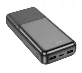 Портативный аккумулятор 20000mAh 2гн.USB 5V, 2,0A BJ33A, чёрный "BoroFone"#1894232