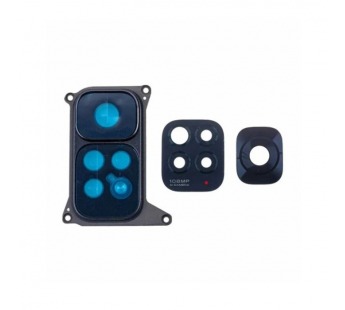 Стекло камеры для Xiaomi Redmi Note 11S 4G (2201117SY) (комплект 2 шт.) Черный#2139413