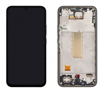 Дисплей для Samsung A346E Galaxy A34 5G в рамке + тачскрин (черный) 100%#1982654