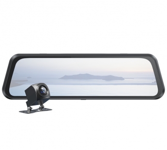 Автомобильный видеорегистратор на зеркало Hoco DI36#1888688