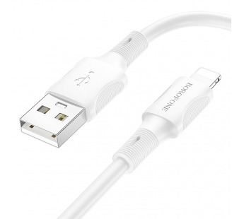 Кабель USB - Apple lightning BOROFONE BX80 (белый) 1м#1889853
