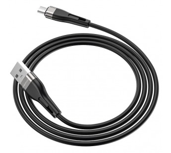 Кабель USB - Micro BOROFONE BX46 Silicone (черный) 1м#1889974