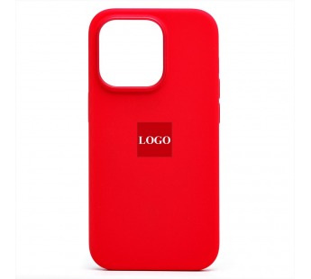 Чехол Silicone Case для iPhone14 Pro Max красный#1918597