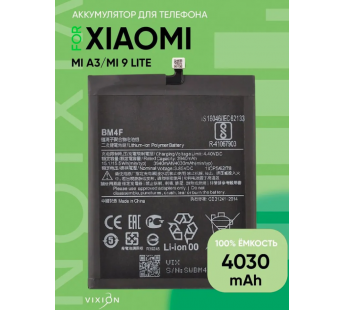 Аккумулятор для Xiaomi Mi A3/Mi 9 Lite (BM4F) (VIXION SPECIAL EDITION)#1889885