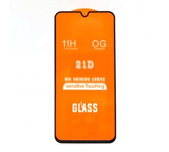 Защитное стекло Samsung A01/M01 (2020) (Full Glue) тех упаковка Черное#1890380