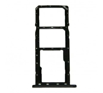 Держатель сим для Samsung A015F/M015F Galaxy A01/M01 (черный)#2072364