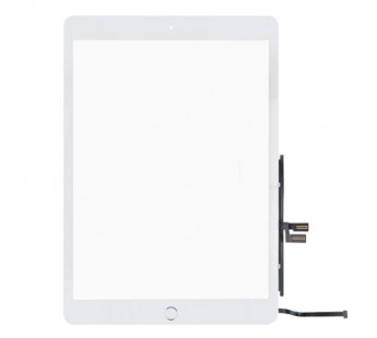 Тачскрин для iPad 7/8 10.2 (A2197/A2198/A2200/A2428/A2429/A2270) + кнопка HOME (белый)#2000688