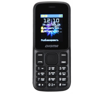 Мобильный телефон Digma Linx A172 (2SIM) Черный#1891424