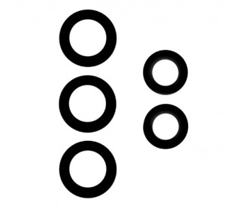 Стекло камеры для Samsung Galaxy A23 (A235F) (комплект 5 шт.) Черный#2077464