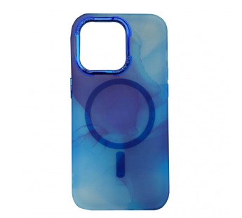 Чехол-накладка Rainbow Magnetic для iPhone 14 синий#1891676