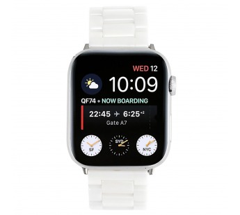 Ремешок - ApW30 Apple Watch 38/40/41мм акриловый (white) (218803)#1946065