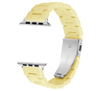 Ремешок - ApW30 Apple Watch 38/40/41мм акриловый (yellow) (218804)#1945977