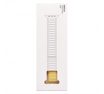 Ремешок - ApW31 Apple Watch 38/40/41мм экокожа на магните (yellow) (218818)#1893336