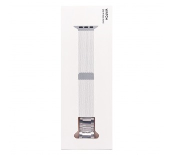 Ремешок - ApW33 Apple Watch 42/44/45мм металл на магните (silver) (218912)#1893305