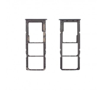 Держатель сим для Samsung A515F/A715F Galaxy A51/A71 (черный)#2069202