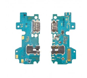 Шлейф (плата) для Samsung M325F/M225F + сис. разъем + разъем гарн. + микрофон (100% components)#1983067