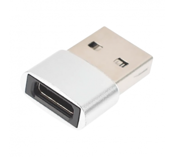 Адаптер VIXION AD73 Type-C - USB (серебро)#2111822